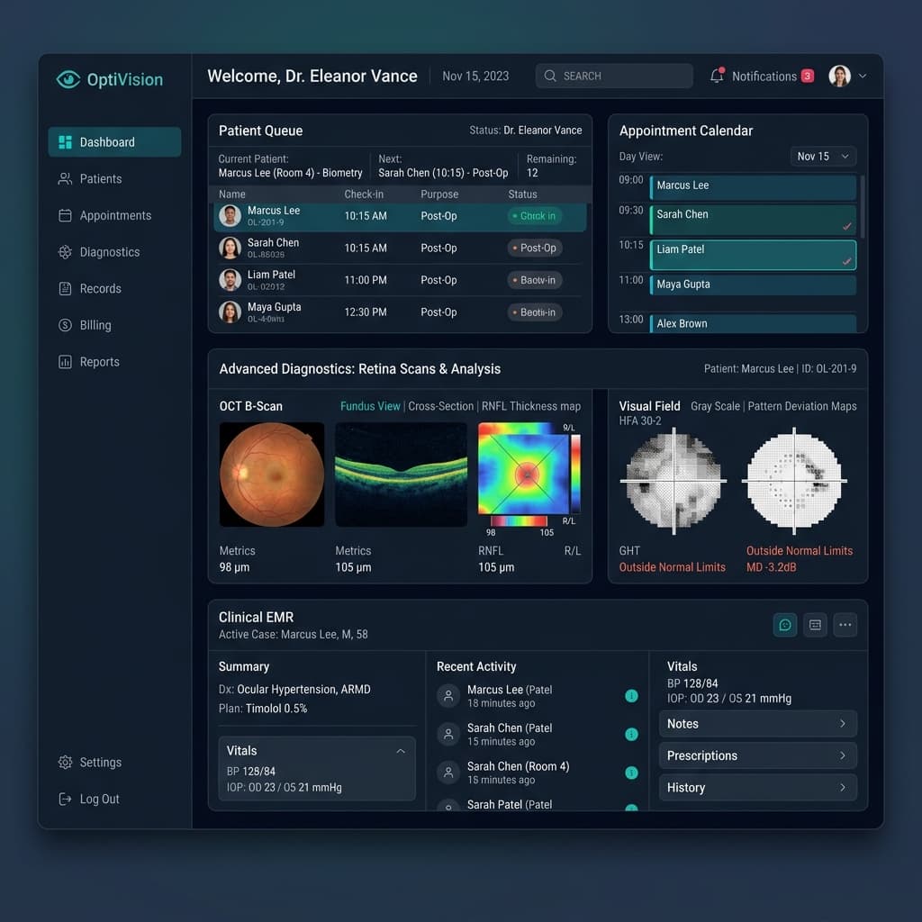 Eye Clinic Management System